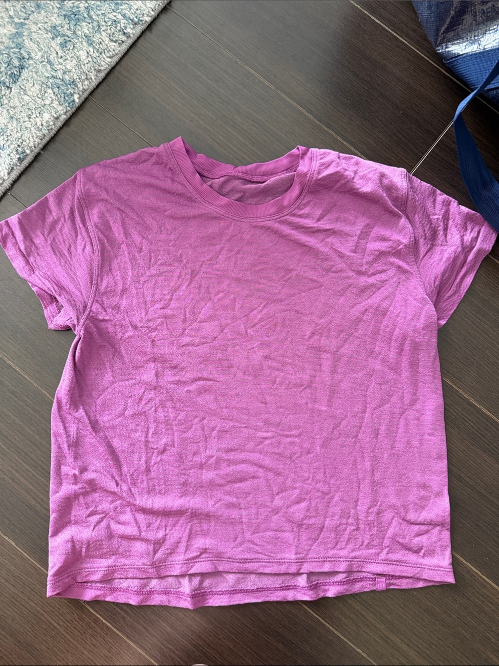 lululemon athletica pink/raspberry train to be short sleeve tee